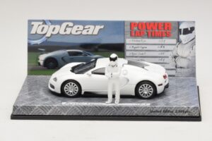 Bugatti Veyron Blanc Top Gear Édition Minichamps 1:43 519431100 Métal Moulé