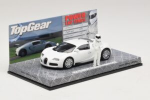 Bugatti Veyron Blanc Top Gear Édition Minichamps 1:43 519431100 Métal Moulé — image 2 sur 5