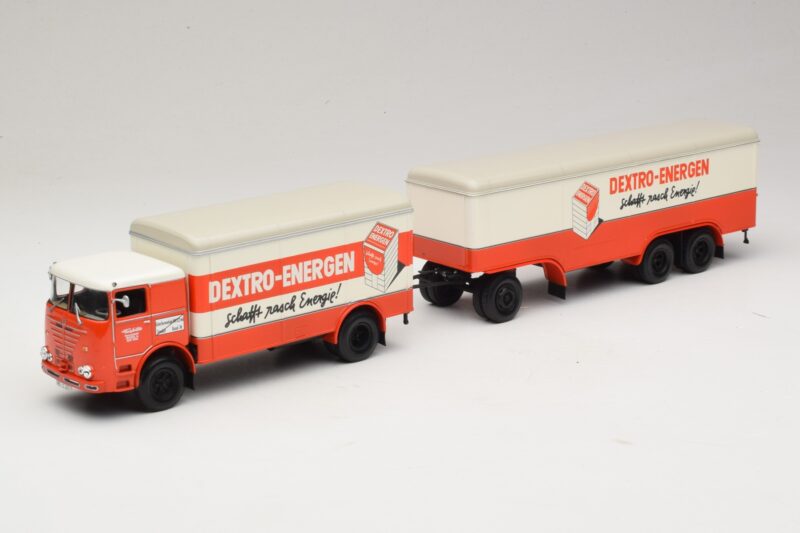 Bussing LU 11/16 Remorque Fourgon Dextro Energen Minichamps 1:43 499073940 Métal Moulé