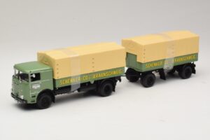 Bussing LU 11/16 Remorque Plateau Schenker Minichamps 1:43 499073924 Métal Moulé