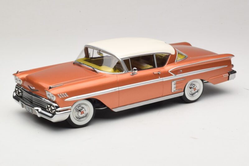 Chevrolet Bel Air Impala Coupe Cuivre & Crème KK-Scale 1:18 KKDC181591 Métal Moulé