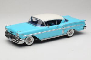 Chevrolet Bel Air Impala Coupe Turquoise & Crème KK-Scale 1:18 KKDC181593 Métal Moulé