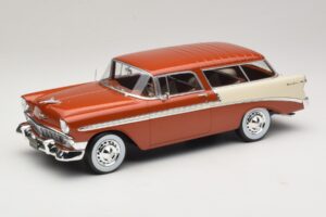Chevrolet Bel Air Nomad Marron Métallisé & Crème KK-Scale 1:18 KKDC181294 Métal Moulé