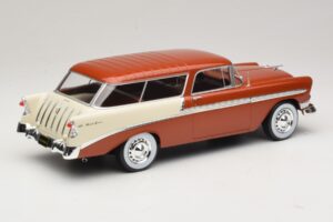 Chevrolet Bel Air Nomad Marron Métallisé & Crème KK-Scale 1:18 KKDC181294 Métal Moulé — image 2 sur 6
