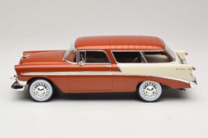Chevrolet Bel Air Nomad Marron Métallisé & Crème KK-Scale 1:18 KKDC181294 Métal Moulé — image 3 sur 6