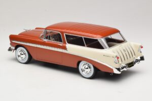 Chevrolet Bel Air Nomad Marron Métallisé & Crème KK-Scale 1:18 KKDC181294 Métal Moulé — image 5 sur 6