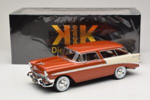 Chevrolet Bel Air Nomad Marron Métallisé & Crème KK-Scale 1:18 KKDC181294 Métal Moulé — image 6 sur 6