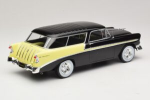 Chevrolet Bel Air Nomad Custom Noir & Jaune Clair KK-Scale 1:18 KKDC181293 Métal Moulé — image 2 sur 6
