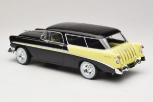 Chevrolet Bel Air Nomad Custom Noir & Jaune Clair KK-Scale 1:18 KKDC181293 Métal Moulé — image 5 sur 6