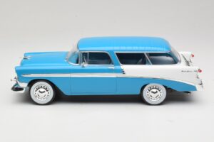 Chevrolet Bel Air Nomad Turquoise & Blanc KK-Scale 1:18 KKDC181292 Métal Moulé — image 3 sur 6