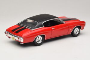Chevrolet Chevelle SS454 Rouge Maisto 1:18 31890-P1 Métal Moulé — image 3 sur 8