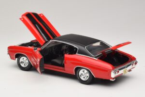 Chevrolet Chevelle SS454 Rouge Maisto 1:18 31890-P1 Métal Moulé — image 5 sur 8