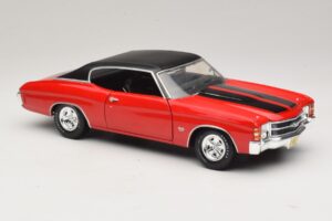 Chevrolet Chevelle SS454 Rouge Maisto 1:18 31890-P1 Métal Moulé — image 6 sur 8