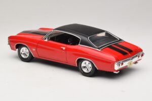 Chevrolet Chevelle SS454 Rouge Maisto 1:18 31890-P1 Métal Moulé — image 7 sur 8
