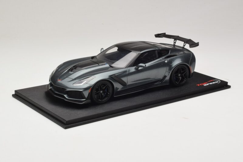 Chevrolet Corvette C7 ZR-1 Shadow Grey Metallic TopSpeed 1:18 TS0148 Résine