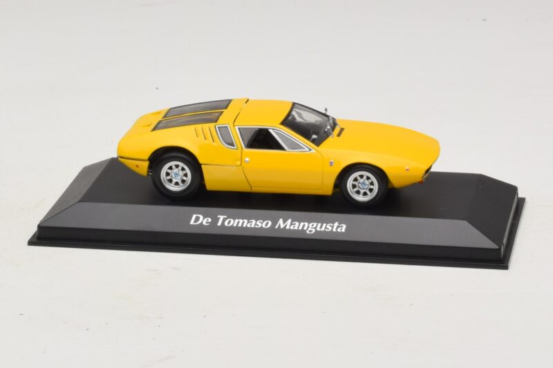 De Tomaso Mangusta Jaune Maxichamps 1:43 940127120 Métal Moulé