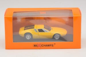 De Tomaso Mangusta Jaune Maxichamps 1:43 940127120 Métal Moulé — image 5 sur 5