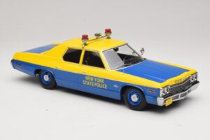 Dodge Monaco New York State Police Jaune & Bleu KK-Scale 1:18 KKDC181156 Métal Moulé — image 4 sur 6