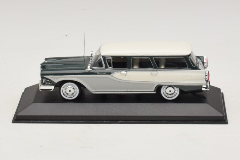 Edsel Bermuda Break Vert Foncé Blanc Minichamps 1:43 400082013 Métal Moulé