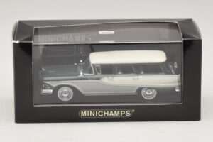 Edsel Bermuda Break Vert Foncé Blanc Minichamps 1:43 400082013 Métal Moulé — image 5 sur 5