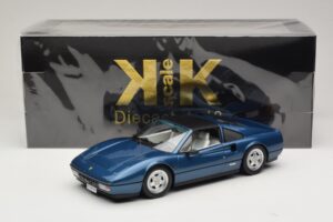 Ferrari 328 GTS Bleu Métallisé KK-Scale 1:18 KKDC180553 Métal Moulé — image 7 sur 7