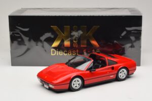 Ferrari 328 GTS Rouge Avec Intérieur Noir KK-Scale 1:18 KKDC180551 Métal Moulé — image 7 sur 7