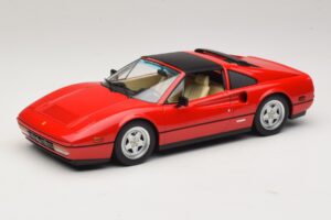 Ferrari 328 GTS Version US Rouge Beverly Hills Cop II Avec Intérieur Beige KK-Scale 1:18 KKDC181701 Métal Moulé — image 2 sur 7
