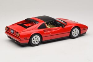 Ferrari 328 GTS Version US Rouge Beverly Hills Cop II Avec Intérieur Beige KK-Scale 1:18 KKDC181701 Métal Moulé — image 3 sur 7