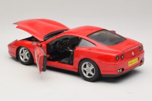 Ferrari 550 Maranello Rouge Majorette 1:18 5974 Métal Moulé — image 5 sur 8