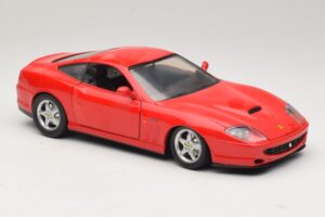 Ferrari 550 Maranello Rouge Majorette 1:18 5974 Métal Moulé — image 6 sur 8