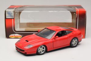 Ferrari 550 Maranello Rouge Majorette 1:18 5974 Métal Moulé — image 8 sur 8