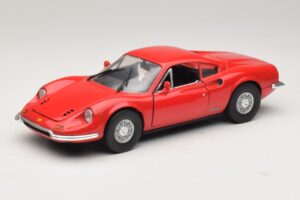 Ferrari Dino 246 Rouge Majorette 1:18 5271 Métal Moulé