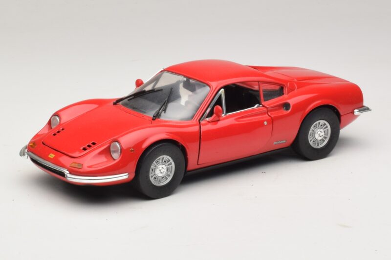 Ferrari Dino 246 Rouge Majorette 1:18 5271 Métal Moulé