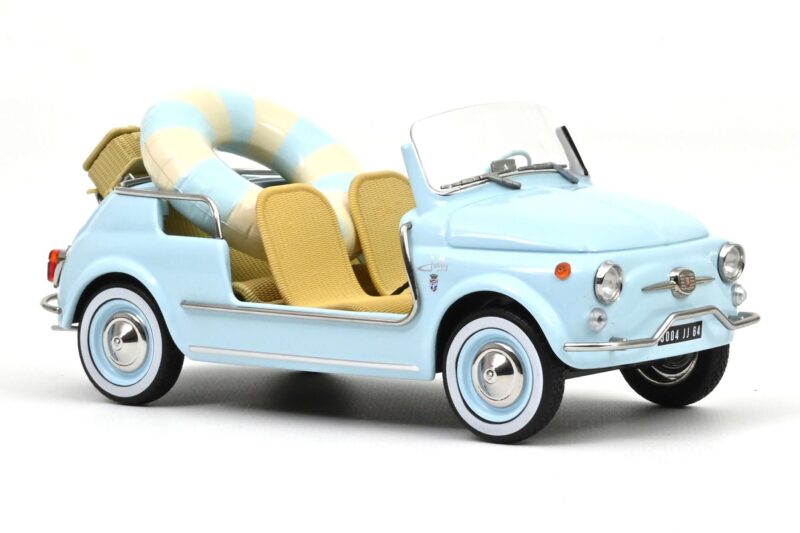 Fiat 500 Jolly Bleu Norev 1:18 187793 Métal Moulé