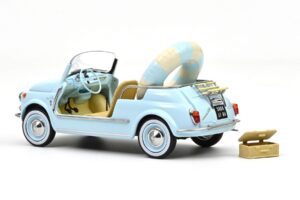Fiat 500 Jolly Bleu Norev 1:18 187793 Métal Moulé — image 2 sur 5