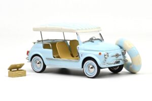 Fiat 500 Jolly Bleu Norev 1:18 187793 Métal Moulé — image 4 sur 5