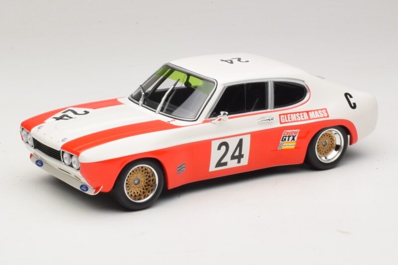 Ford Capri RS 2600 #24 D. Glemser / J. Mass 9 Hours of Kyalami Class Winner 1971 Minichamps 1:18 155718509 Métal Moulé