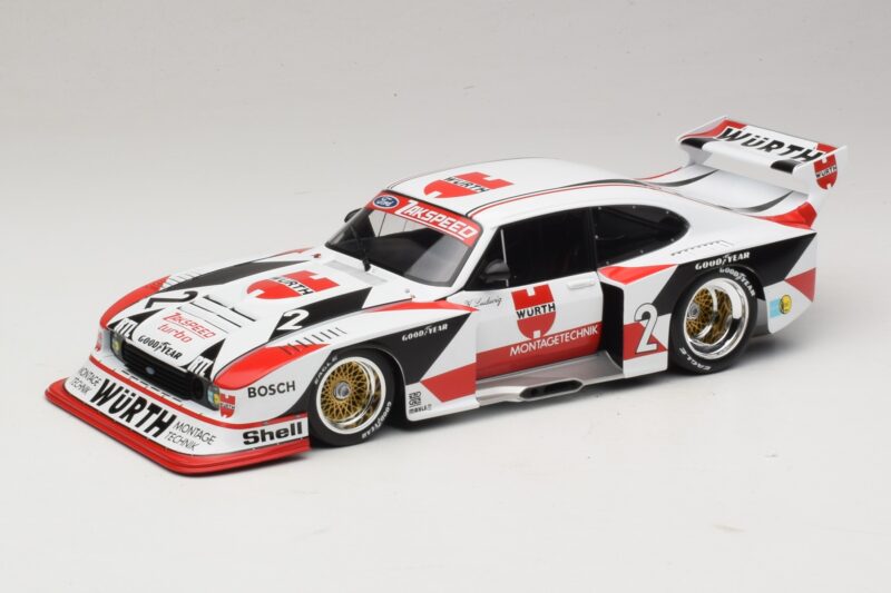 Ford Capri Turbo Group 5 Wurth #2 K. Ludwig DRM Champion 1981 Minichamps 1:18 100818602 Métal Moulé