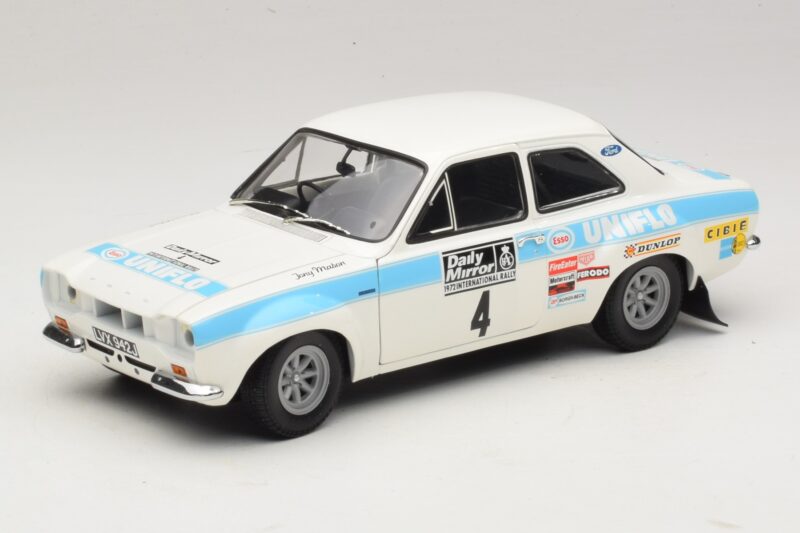 Ford Escort Mk1 RS1600 #4 R. Clark / T. Mason Winners RAC Rally 1972 Minichamps 1:18 100728104 Métal Moulé