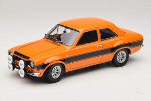 Ford Escort Mk1 RS1600 AVO Orange Avec Rayures Noires Minichamps 1:18 100688104 Métal Moulé