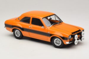Ford Escort Mk1 RS1600 AVO Orange Avec Rayures Noires Minichamps 1:18 100688104 Métal Moulé — image 6 sur 8