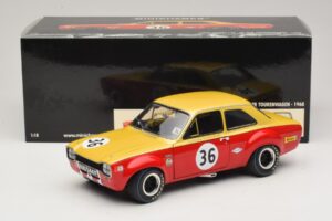 Ford Escort Mk1 TC #36 F. Gardner / D. Glemser Grand Prix der Tourenwagen 1968 Minichamps 1:18 100688136 Métal Moulé — image 8 sur 8