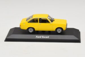 Ford Escort Mk2 Jaune Maxichamps 1:43 940084100 Métal Moulé