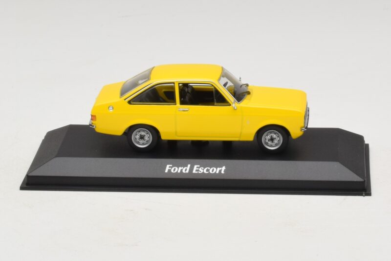 Ford Escort Mk2 Jaune Maxichamps 1:43 940084100 Métal Moulé