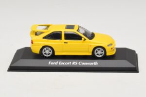 Ford Escort RS Cosworth Jaune Maxichamps 1:43 940082101 Métal Moulé