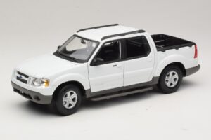 Ford Explorer Sport Trac Blanc Maisto 1:18 36891 Métal Moulé
