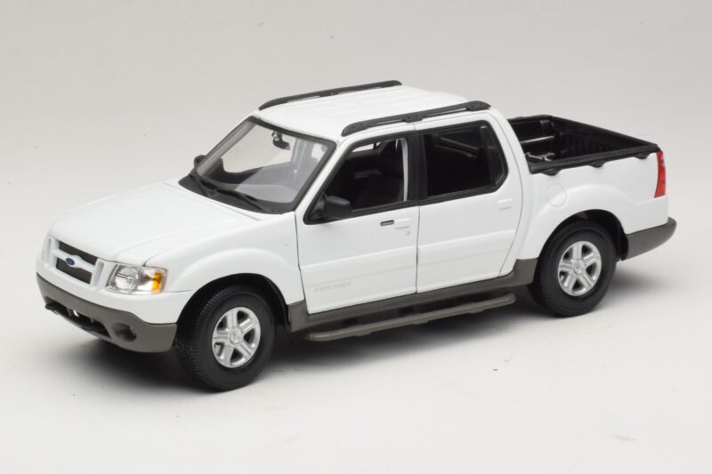 Ford Explorer Sport Trac Blanc Maisto 1:18 36891 Métal Moulé