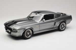 Ford Mustang Shelby GT500 Eleanor Gris Métallisé & Noir KK-Scale 1:12 KKDC120171 Métal Moulé