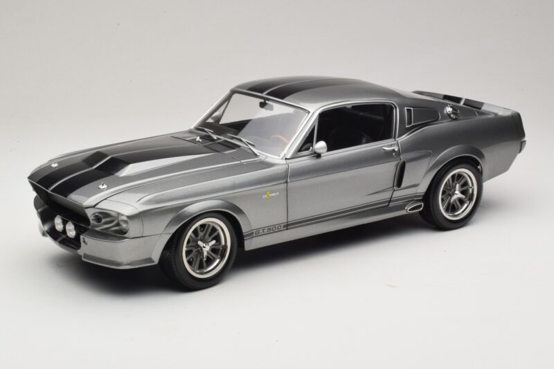 Ford Mustang Shelby GT500 Eleanor Gris Métallisé & Noir KK-Scale 1:12 KKDC120171 Métal Moulé