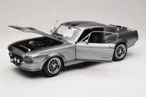 Ford Mustang Shelby GT500 Eleanor Gris Métallisé & Noir KK-Scale 1:12 KKDC120171 Métal Moulé — image 2 sur 8